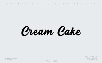Cream Cake Font