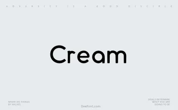 Cream Font