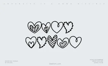 Cute Heart Font