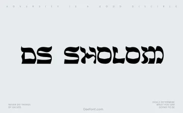 DS Sholom Font