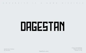 Dagestan Font