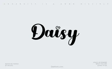 Daisy Font