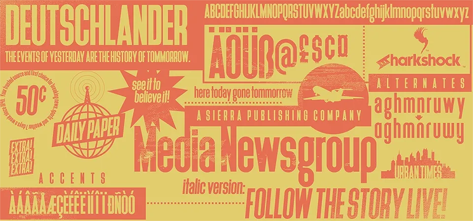 Deutschlander Font
