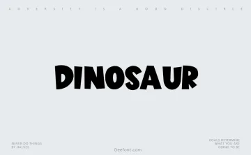Dinosaur Font