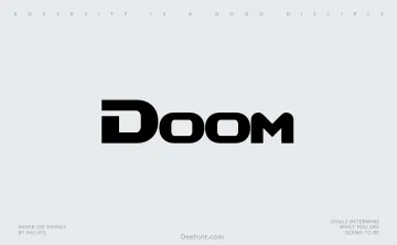 Doom Font