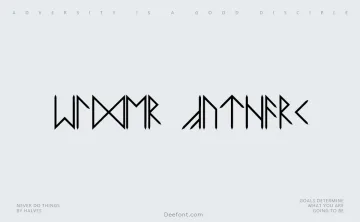 Elder Futhark Font