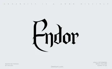 Endor Font