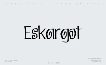 Eskargot Font