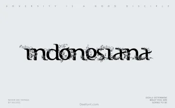 FTF Indonesiana Serif Hijauwana Font
