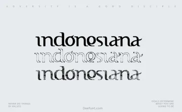 FTF Indonesiana Serif Font