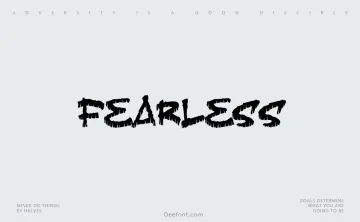 Fearless Font