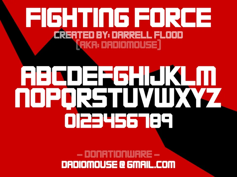 Fighting Force Font