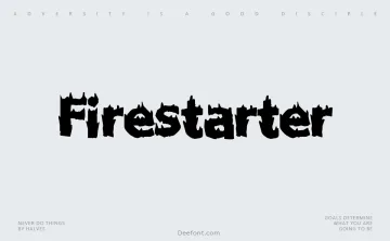 Firestarter Font