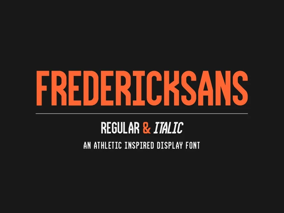 Frederick Sans Font