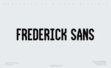 Frederick Sans Font