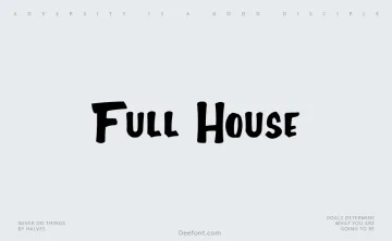 Full House Font