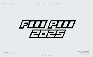 Full Pack 2025 Font