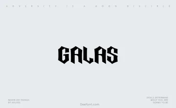 Galas Font