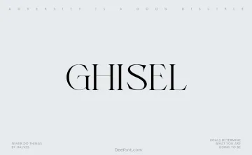 Ghisel Font