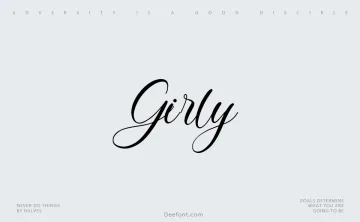 Girly Font