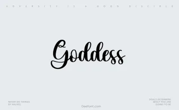 Goddess Font