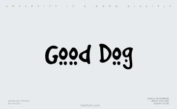 Good Dog Font
