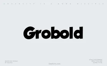 Grobold Font