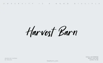 Harvest Barn Font
