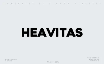 Heavitas Font