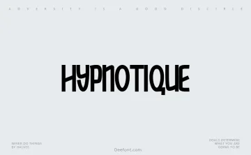 Hypnotique Font