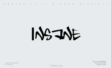Insane Font