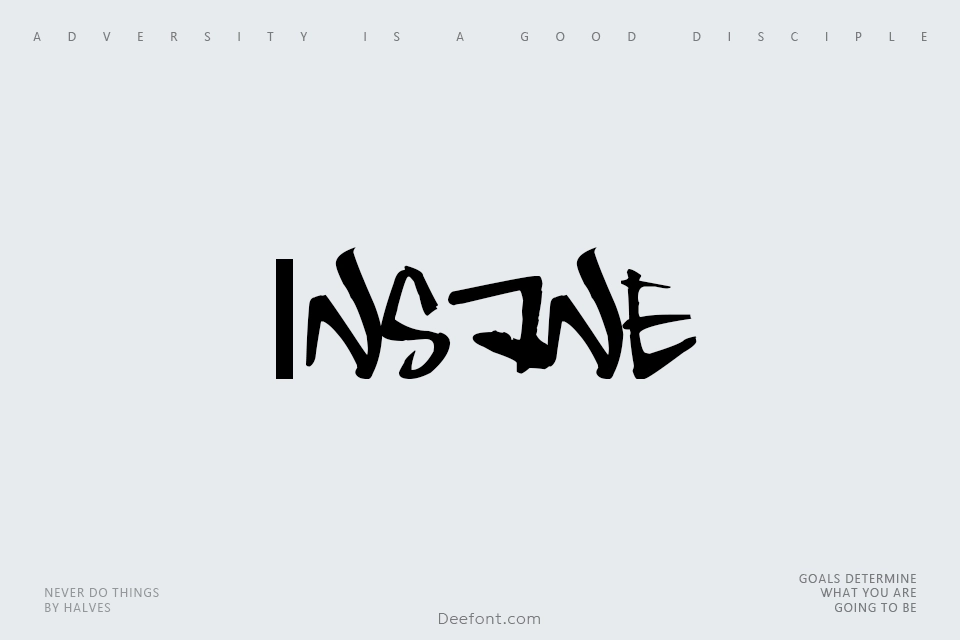 Insane Font