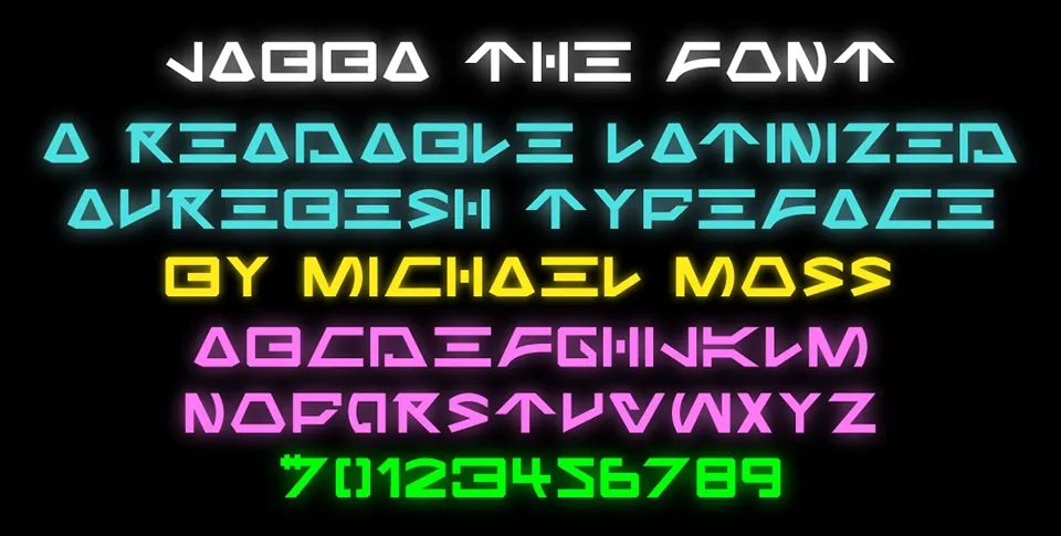 Jabba the Font Font