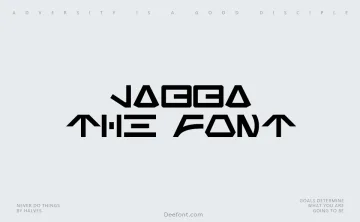 Jabba the Font Font