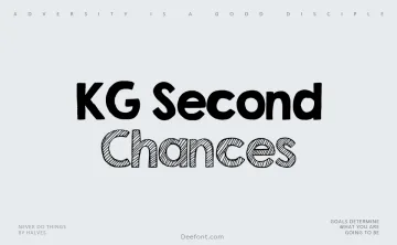 KG Second Chances Font