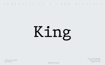 King Font