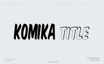 Komika Title Font