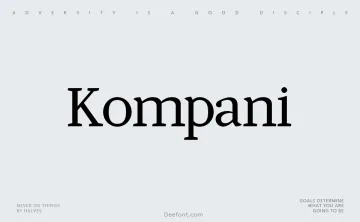 Kompani Font