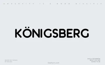 Königsberg Font