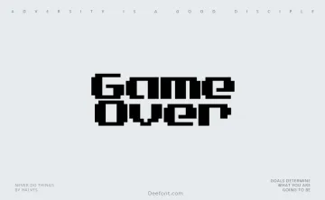 LVDC Game Over Font