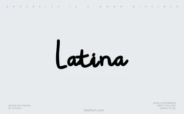 Latina Font