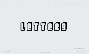 Letters Font