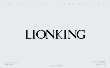 Lion King Font