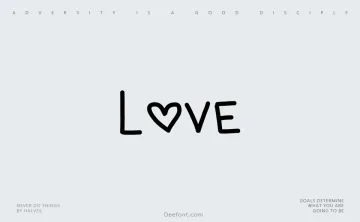 Love Handwritten Font
