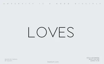 Loves Font