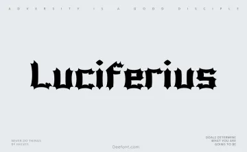 Luciferius Font