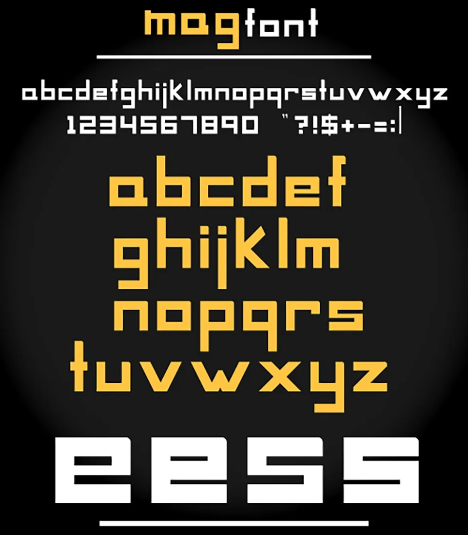 Mag Font Font