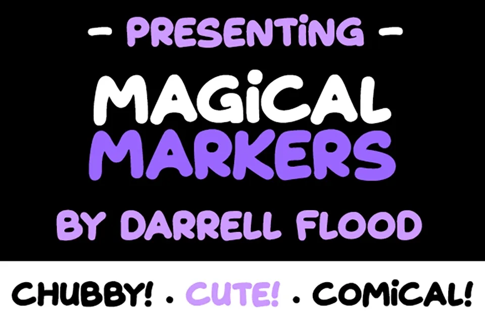 Magical Markers Font