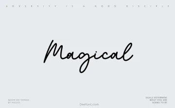 Magical Font