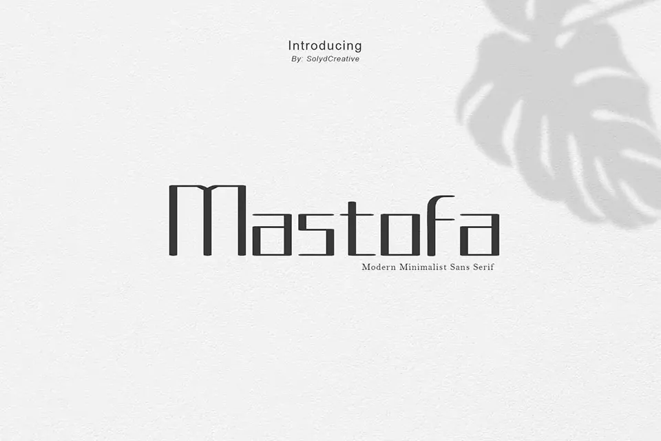 Mastofa Font